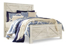 Bellaby King Crossbuck Panel Bed with Dresser