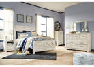 Bellaby King Crossbuck Panel Bed with Dresser
