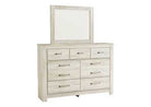 Bellaby King Crossbuck Panel Bed with Dresser