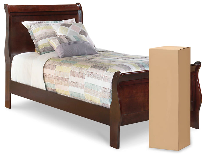 Alisdair Twin Sleigh Bed with Mattress(PKG000505 )