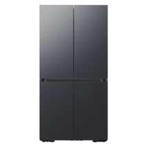 Bespoke 3-Door French Door Refrigerator 24 cu. ft. in Stainless Steel with AutoFill Water Pitcher (RF24BB6200QLAA)