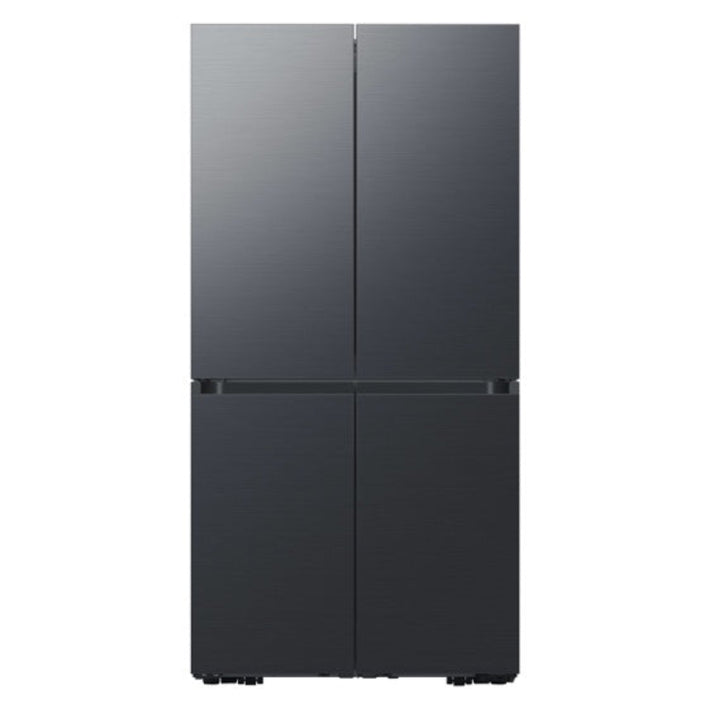 Bespoke 3-Door French Door Refrigerator 24 cu. ft. in Stainless Steel with AutoFill Water Pitcher (RF24BB6200QLAA)