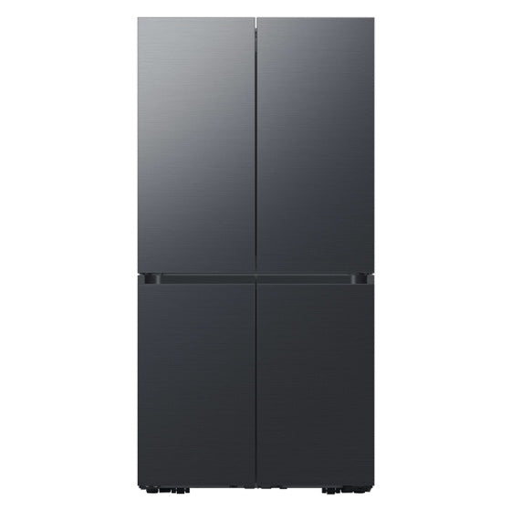 Bespoke 4-Door French Door Refrigerator (23 cu. ft.) with Beverage Center™ in Stainless Steel (RF23BB8600QLAA)