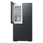 Bespoke 23 cu. ft. Counter Depth 4-Door Flex™ Refrigerator with AI Family Hub™+ & AI Vision Inside™ in Stainless Steel (RF23DB9900QDAA)