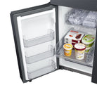 Bespoke 4-Door French Door Refrigerator (23 cu. ft.) with Beverage Center™ in Stainless Steel (RF23BB8600QLAA)