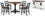 Valebeck Counter Height Dining Table and 4 Barstools with Storage(PKG016052 (D546D21,D546-724(4),D546-60) )