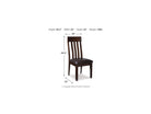 Haddigan Dining UPH Side Chair (2/CN)(D596-01 )