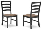 Wildenauer Dining Room Side Chair (2/CN)(D634-01)