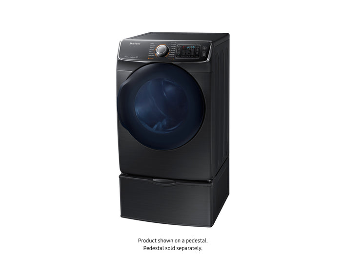7.5 cu. ft. Smart Electric Dryer with Multi Steam in Black Stainless Steel (DV45K6500EV)
