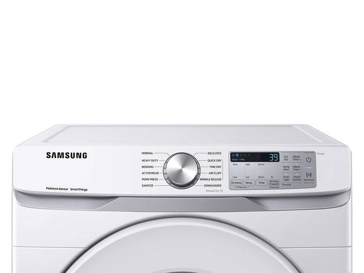 SAMSUNG 7.5 Cu. Ft. Sm Elec FL Dry (DVE51CG8000WA3)