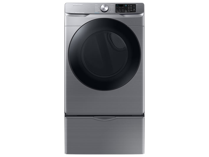 SAMSUNG 7.5 Cubic Foot Front Load Electric Dryer Platinum (DVE45B6300P)