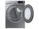 SAMSUNG 7.5 Cubic Foot Front Load Electric Dryer Platinum (DVE45B6300P)