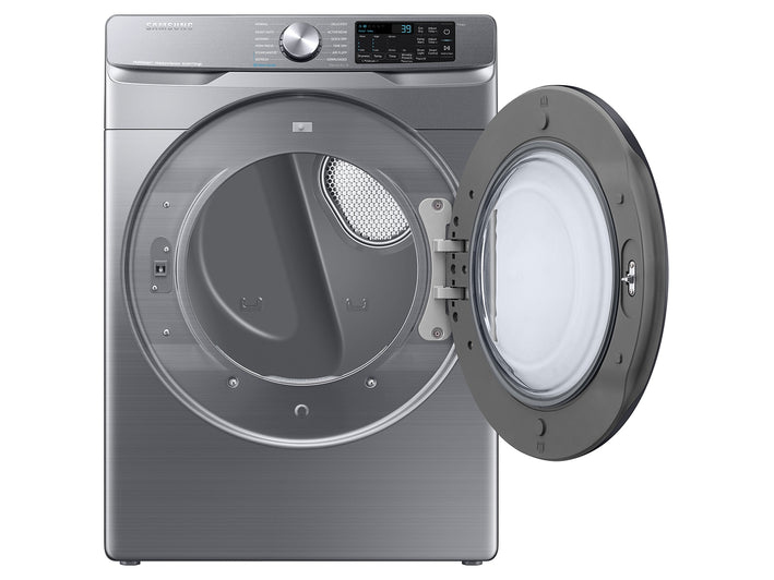 SAMSUNG 7.5 Cubic Foot Front Load Electric Dryer Platinum (DVE45B6300P)