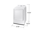 SAMSUNG 7.2 Cubic Foot Top Load Electric Dryer White (DVE45T3200W)
