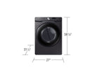 SAMSUNG 7.5 Cubic Foot Front Load Electric Dryer Black (DVE45T6000V)