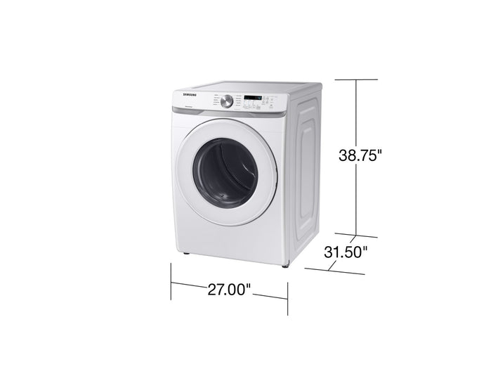 SAMSUNG 7.5 Cubic Foot Front Load Electric Dryer White (DVE45T6000W)