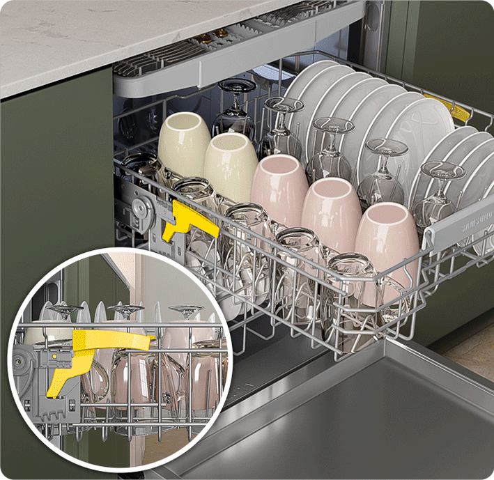 SAMSUNG 24 Inch Built-In Dishwasher Stainless Steel (DW80CG5450SRAA)