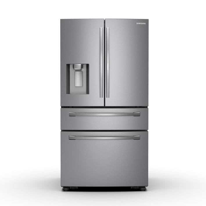 22 cu. ft. Food Showcase Counter Depth 4-Door French Door Refrigerator in Stainless Steel (RF22R7351SR)