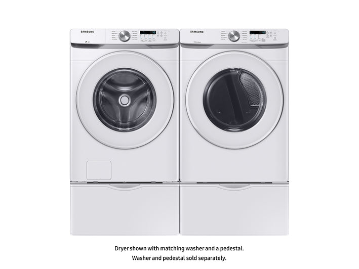 SAMSUNG 7.5 Cubic Foot Front Load Electric Dryer White (DVE45T6000W)