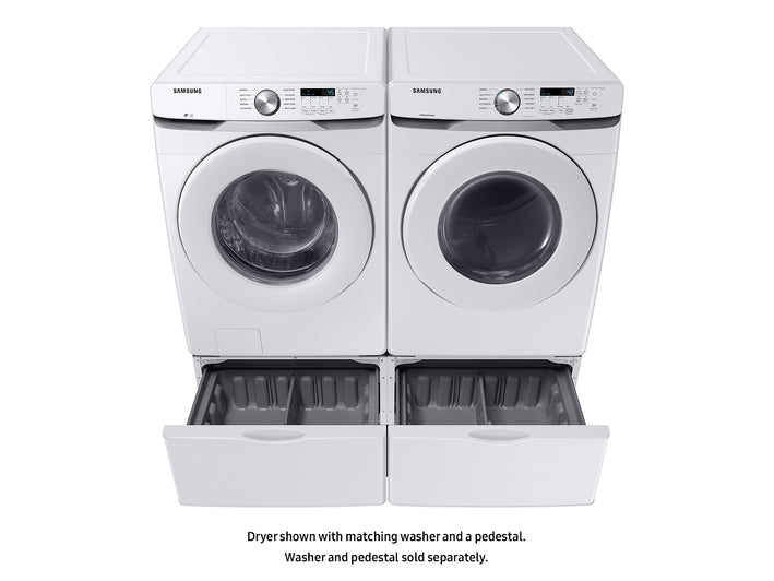 SAMSUNG 7.5 Cubic Foot Front Load Electric Dryer White (DVE45B6300W)