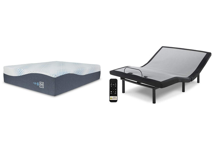 Millennium Cushion Firm Gel Memory Foam Hybrid Mattress with Adjustable Base