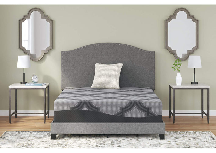 12 Inch Ashley Hybrid Mattress with Foundation