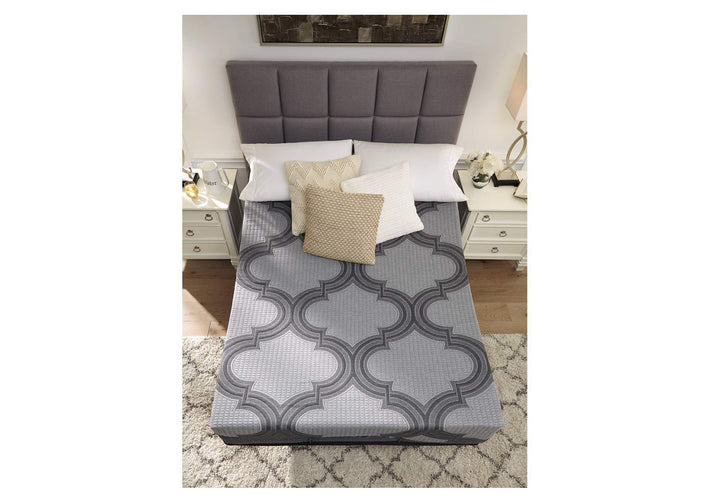 12 Inch Ashley Hybrid Mattress with Foundation