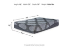 12 Inch Ashley Hybrid Mattress with Foundation