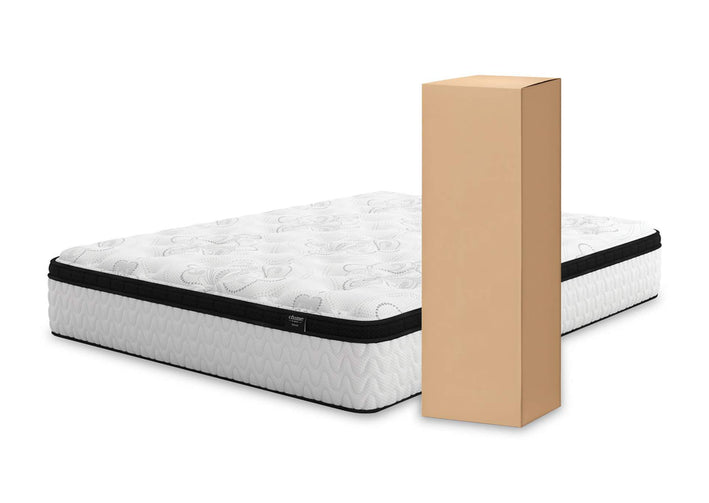 Chime 10 Inch Hybrid 10 Inch Hybrid Mattress with Foundation