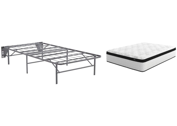 Chime 10 Inch Hybrid 10 Inch Hybrid Mattress with Foundation