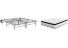 Chime 10 Inch Hybrid 10 Inch Hybrid Mattress with Foundation