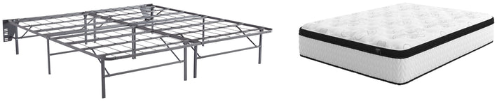 Chime 12 Inch Hybrid 12 Inch Hybrid Mattress with Foundation