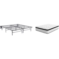 Chime 12 Inch Hybrid 12 Inch Hybrid Mattress with Foundation