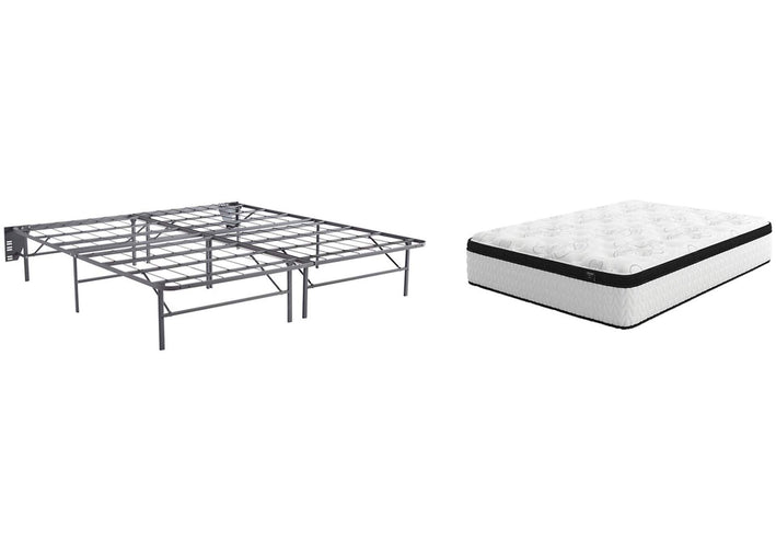 Chime 10 Inch Hybrid 10 Inch Hybrid Mattress with Foundation