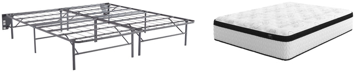 Chime 12 Inch Hybrid 12 Inch Hybrid Mattress with Foundation
