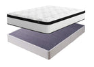 Chime 10 Inch Hybrid 10 Inch Hybrid Mattress with Foundation