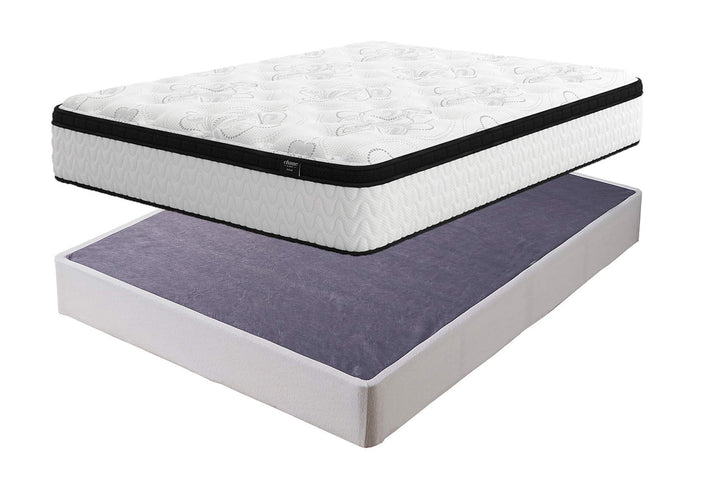 Chime 10 Inch Hybrid 10 Inch Hybrid Mattress with Foundation