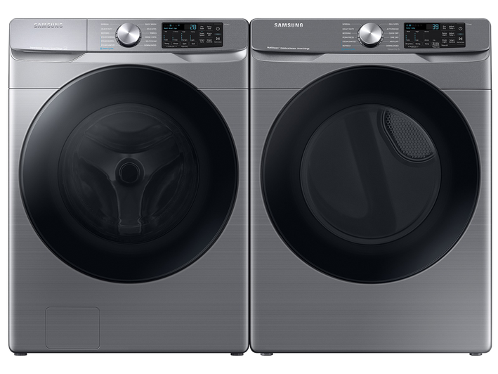SAMSUNG 7.5 Cubic Foot Front Load Electric Dryer Platinum (DVE45B6300P)