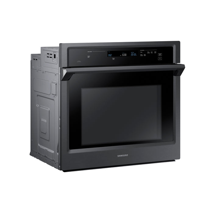 30" Smart Single Electric Wall Oven with Steam Cook in Black Stainless Steel (NV51K6650SG)