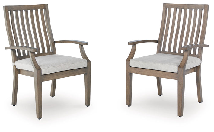 Rainier Ranch Arm Chair With Cushion (2/CN) (P701-601A)