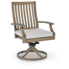 Rainier Ranch Swivel Chair w/Cushion (2/CN) ( P701-602A)
