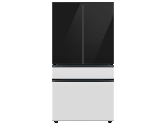 Bespoke 4-Door French Door Refrigerator (23 cu. ft.) with Beverage Center™ in Stainless Steel (RF23BB8600QLAA)