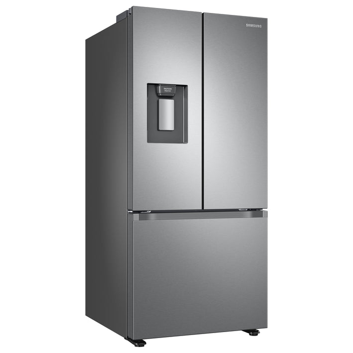 22 cu. ft. Smart 3-Door French Door Refrigerator with External Water Dispenser in Fingerprint Resistant Stainless Steel (RF22A4221SR)