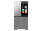 Bespoke 23 cu. ft. Counter Depth 4-Door Flex™ Refrigerator with AI Family Hub™+ & AI Vision Inside™ in Stainless Steel (RF23DB9900QDAA)