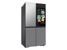 Bespoke 23 cu. ft. Counter Depth 4-Door Flex™ Refrigerator with AI Family Hub™+ & AI Vision Inside™ in Stainless Steel (RF23DB9900QDAA)