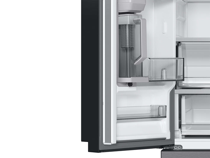 Bespoke 3-Door French Door Refrigerator 24 cu. ft. in Stainless Steel with AutoFill Water Pitcher (RF24BB6200QLAA)