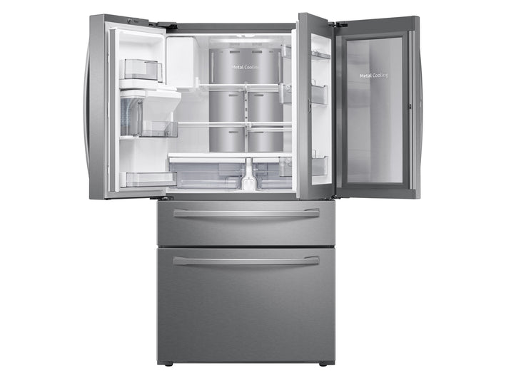 22 cu. ft. Food Showcase Counter Depth 4-Door French Door Refrigerator in Stainless Steel (RF22R7351SR)