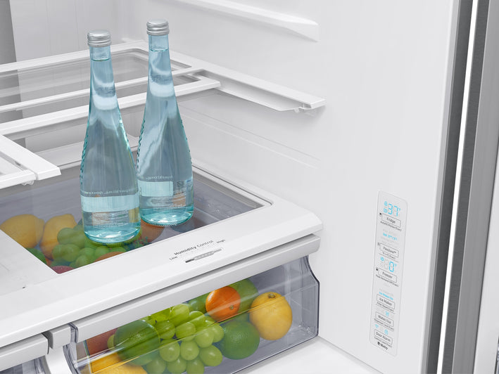 22 cu. ft. Food Showcase Counter Depth 4-Door French Door Refrigerator in Stainless Steel (RF22R7351SR)