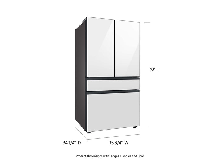 SAMSUNG BESPOKE 29.0 Cu. Ft. FD Ref Wht(RF29BB820012AA)