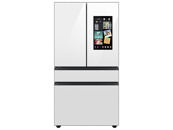 Bespoke 23 cu. ft. Counter Depth 4-Door Flex™ Refrigerator with AI Family Hub™+ & AI Vision Inside™ in Stainless Steel (RF23DB9900QDAA)